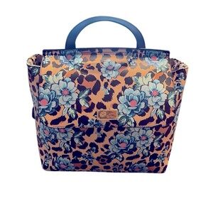 Luv Betsey Zooey Ocelot Floral Backpack